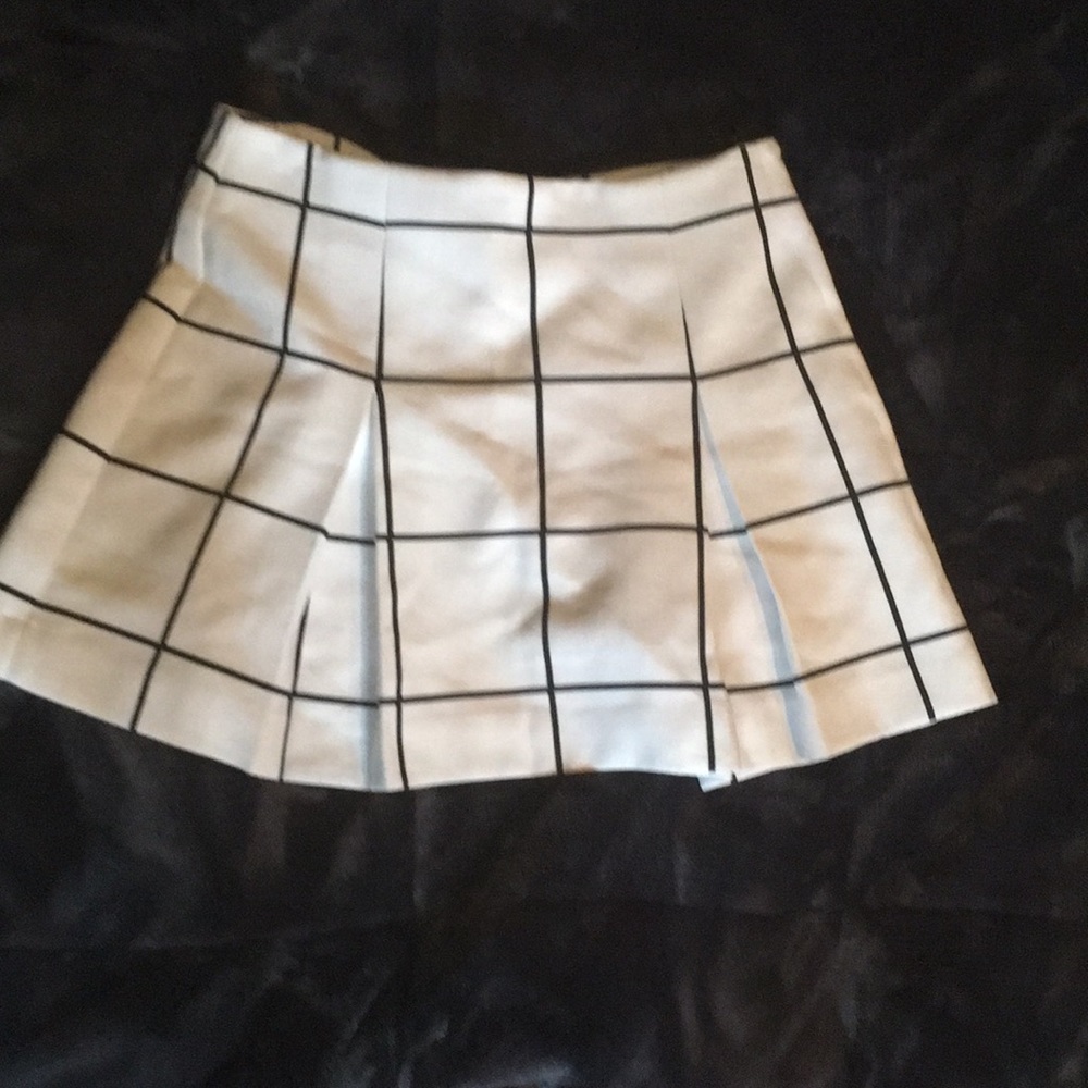 Black and white skirt